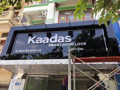 Làm biển quảng cáo tại cửa hàng Kaadas